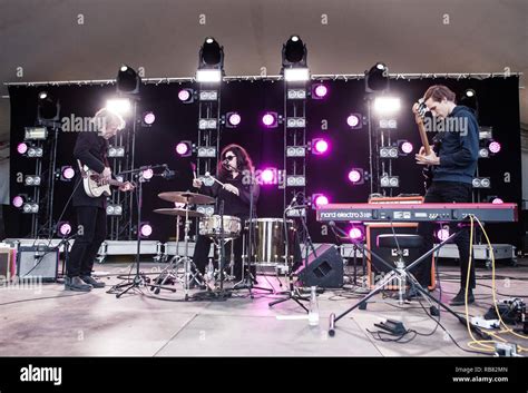 The American indie rock band Low performs a live concert at the Danish music festival Heartland ...