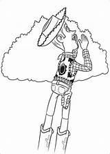 Woody Sheriff And A Cloud coloring Page  ColouringPages sketch template