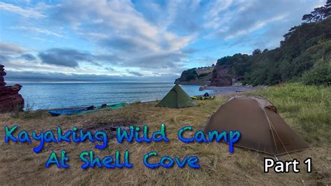 My first ever kayak wild camp / Dawlish/ Shell cove / wild camping / kayaking / secluded beach ...