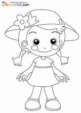Little Girl Boyama Sayfaları – En Güzel Boyamalar sketch template