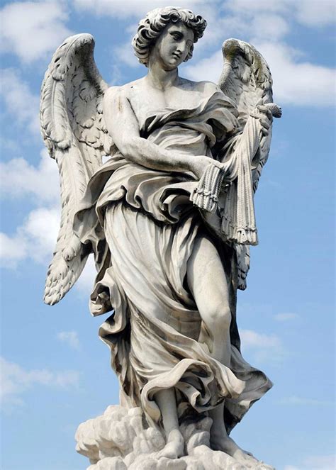 Bernini sculptures of marble angel | AongKing Sculpture