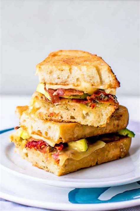 Grilled Cheese Bacon Sandwich - The Tortilla Channel