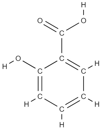 Write the formula for salicylic acid and draw its structure. | Homework ...