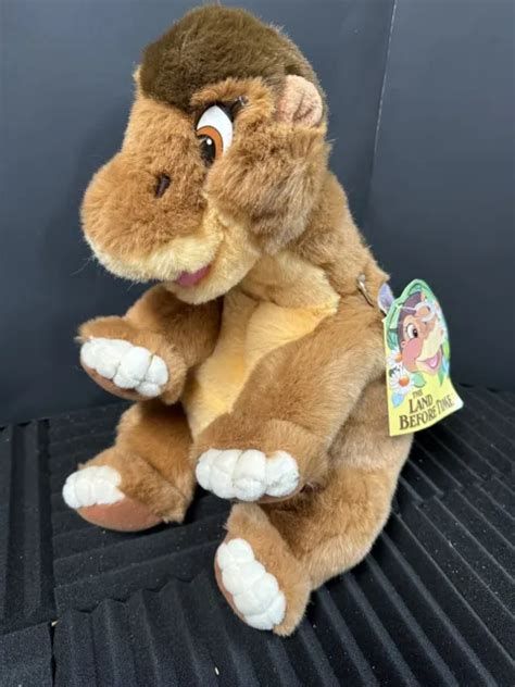 VINTAGE GUND LAND Before Time Littlefoot Dinosaur 16” Plush With Tags! $25.00 - PicClick