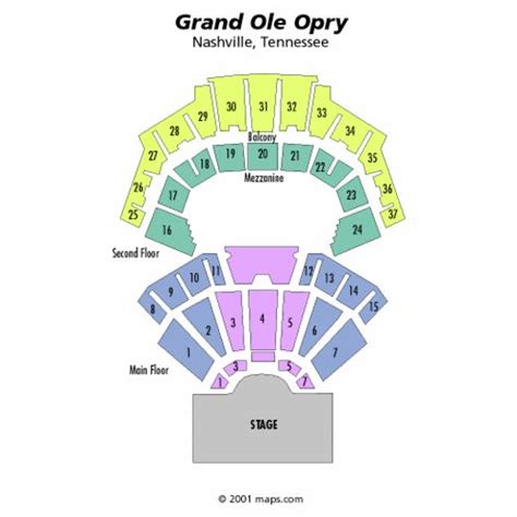 grand ole opry seating chart view | Brokeasshome.com