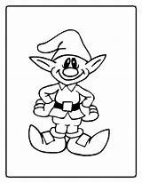 Elf Pictures To Color  Coloring Home sketch template