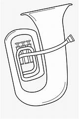 Tuba Colorear Disegno Kleurplaat Malvorlage Zum Tubas Instrumentos  sketch template