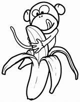 Monkey Picture To Print And color  Coloring Pages sketch template