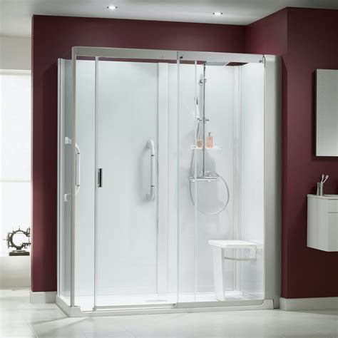 Kinemagic Serenity easy install bath replacement corner shower cabin | VictoriaPlum.com