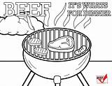 Bbq Coloring Pages Sketch Page sketch template