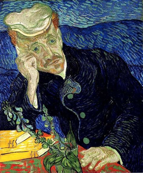 Portrait of Dr. Gachet II by Vincent Van Gogh ️ - Van Gogh Vincent