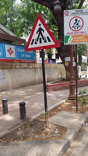 Road Safety Sign Board, Aluminium at Rs 2800/piece in Pune | ID ...