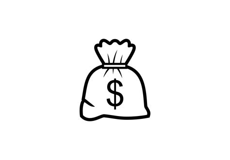 Money Bag Logo Gráfico por DEEMKA STUDIO · Creative Fabrica