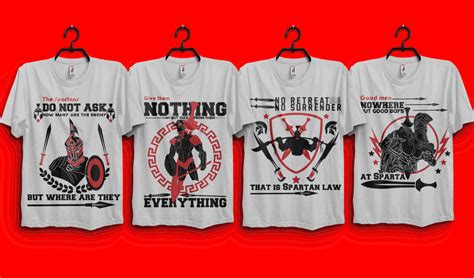 SPARTAN T-SHIRT DESIGN on Behance