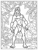 21 Tarzan Coloring Pages Free PDF Printables sketch template