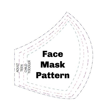 Face Mask Pattern Printable