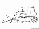 Bull Dozer Coloring Page  Bulldozer Colouring Printable sketch template