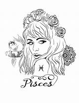 Easy Pisces Coloring Page  Free Printable Pages For Kids sketch template
