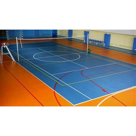 Indoor Volleyball Court Flooring at Rs 150/sq ft in Hyderabad | ID ...