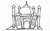 Mosque Of Ramadan Coloring Pages  Free Printable sketch template