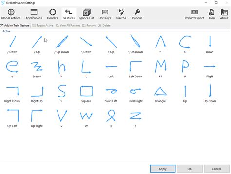 윈도우 포럼 - 자 료 실 - StrokesPlus 0.5.6.7 - Windows용 마우스 제스처