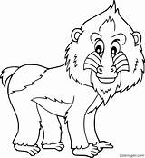 12 Free Printable Mandrill coloring Pages Easy To Print From Any  sketch template
