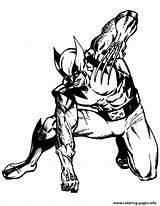 Wolverine From X Men Cartoon Coloring Pages Printable sketch template