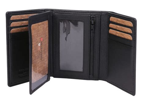 Mens Nappa Leather Wallet 5019 Black - Modapelle Direct