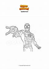 Coloring Page Spider Ham  Supercoloredcom sketch template