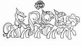 Ponies From Ponyville Coloring Pages Free Printable Pictures Of Ponyville sketch template