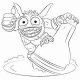 Gusto coloring page From Skylanders Trap Team More Video Games  sketch template