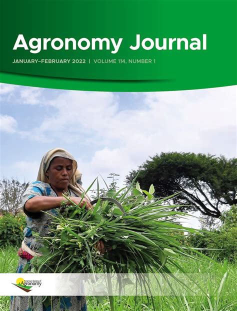 Agronomy Journal: Vol 114, No 1