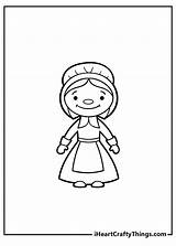 Thanksgiving Pilgrims Coloring Pages sketch template