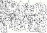 Kids Gardening Coloring Pages  Coloring Home sketch template