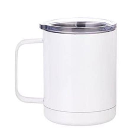 Stainless Steel Sublimation Coffee Mug with lid 12oz – Cheer Haven LLC.