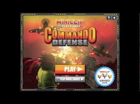 Miniclip.com:Commando Defense Review - YouTube