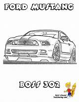 Fierce Car Coloring  Ford Muscle Cars 38 Free Mustangs T Bird sketch template