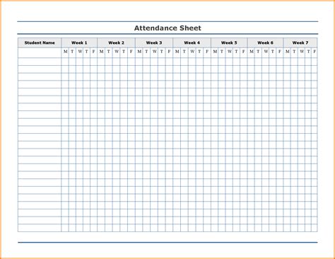 Employee Attendance Sheet 2019