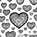 Fancy Heart Coloring Pages  Free & Printable sketch template