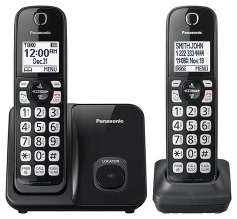 Telephone Headset, Panasonic Expandable Cordless 2-handset Landline Telephone - Walmart.com