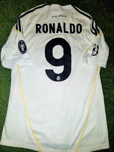 Cristiano Ronaldo Real Madrid 2009 2010 DEBUT SEASON Jersey Shirt Cami ...