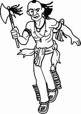 Seminole Indian Coloring Pages sketch template