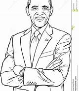 Barack Obama Coloring Pages Printable sketch template
