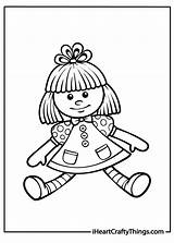 Doll Coloring Pages sketch template