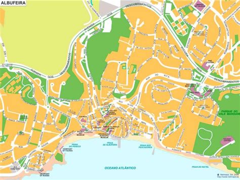 Albufeira tourist map