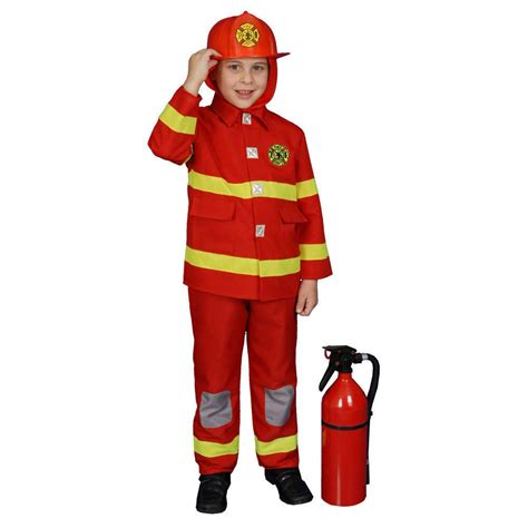 Firefighter Costume for Girls And Boys – Fireman Dress-Up By Dress Up ...