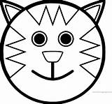 Cat Face Coloring Pages At GetColoringscom  Free Printable Colorings sketch template