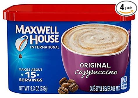 Maxwell House International Coffee Original Cappuccino, 8.3-Ounce (Pack of 4), N | eBay