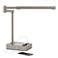 Slimline Swing Arm LED Desk Lamp with Outlet and USB Port - #8R829 ...