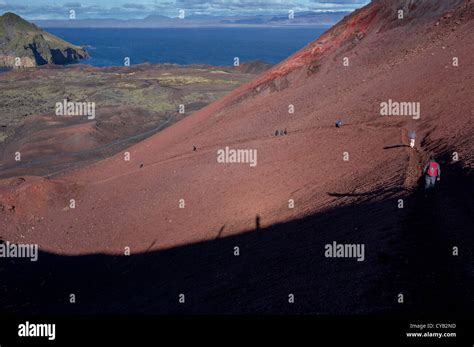 ELDFELL VOLCANO HEIMAEY WESTMAN ISLANDS ICELAND Stock Photo - Alamy